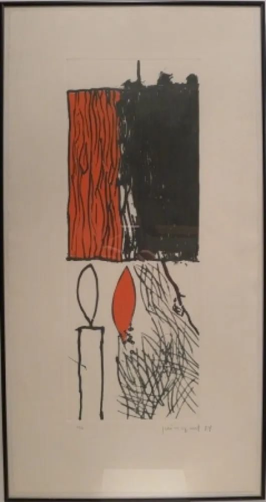 Офорт Guinovart - L'espelma