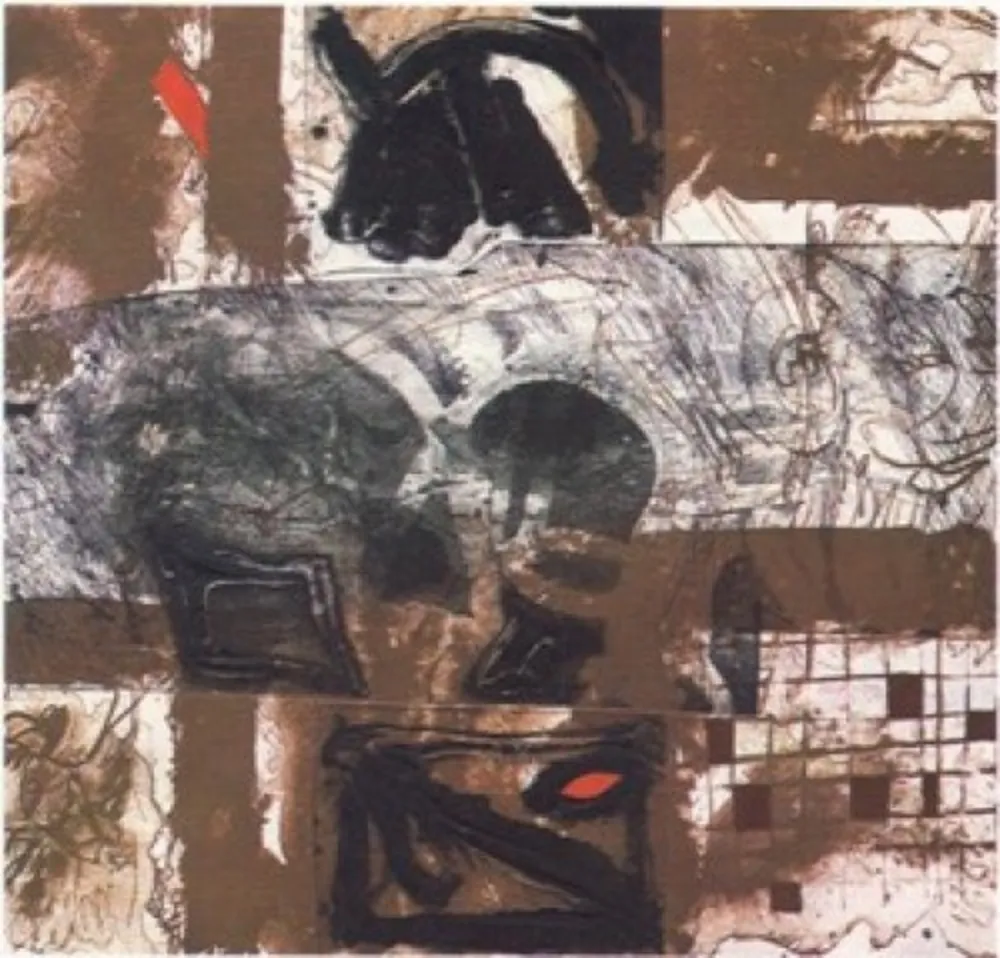 Многоэкземплярное Произведение Guinovart - Los mulatos estiraban gomas ansiosos....