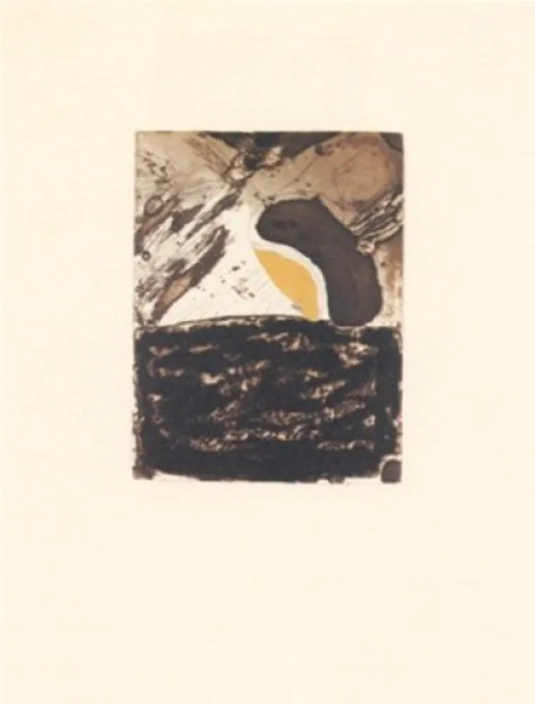 Гравюра Guinovart - L'últim ocre