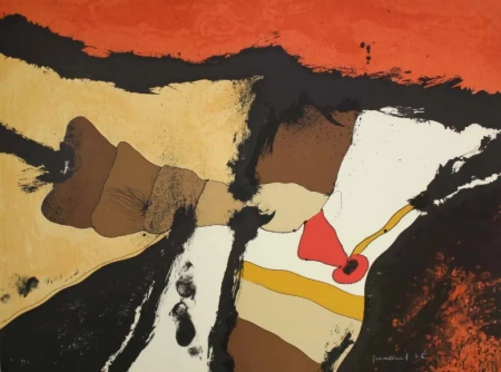 Литография Guinovart - Pedres articulades