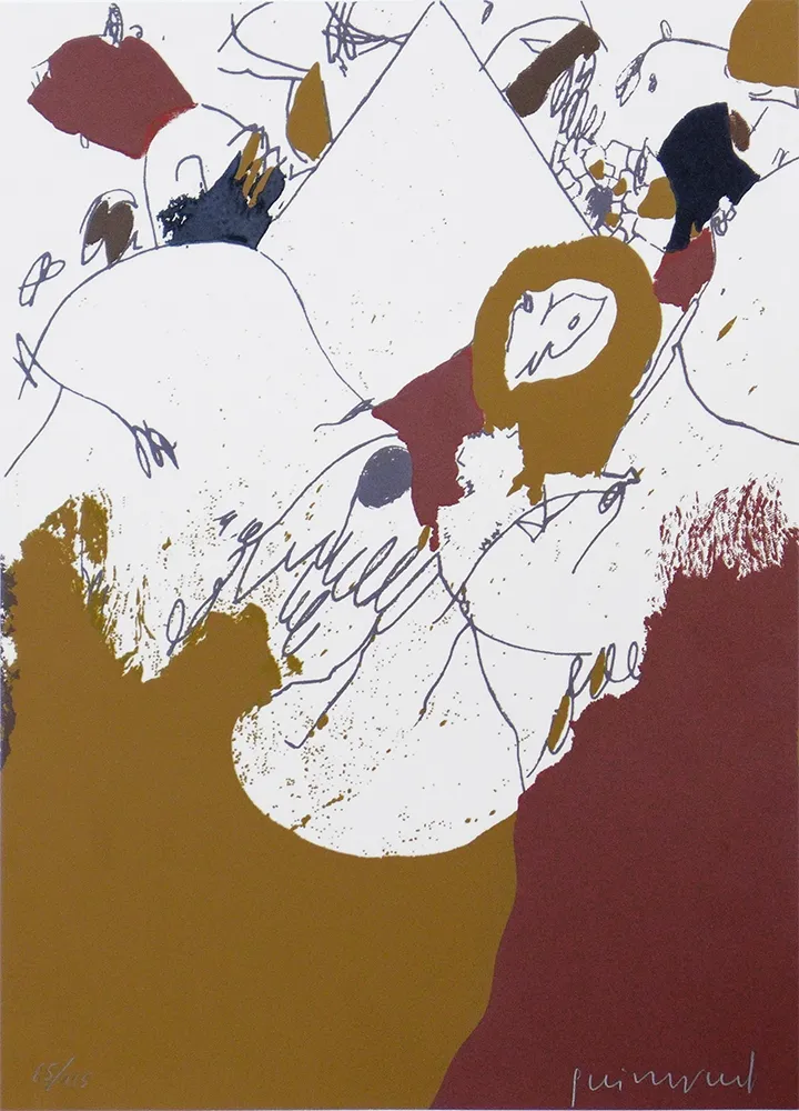 Сериграфия Guinovart - S / T