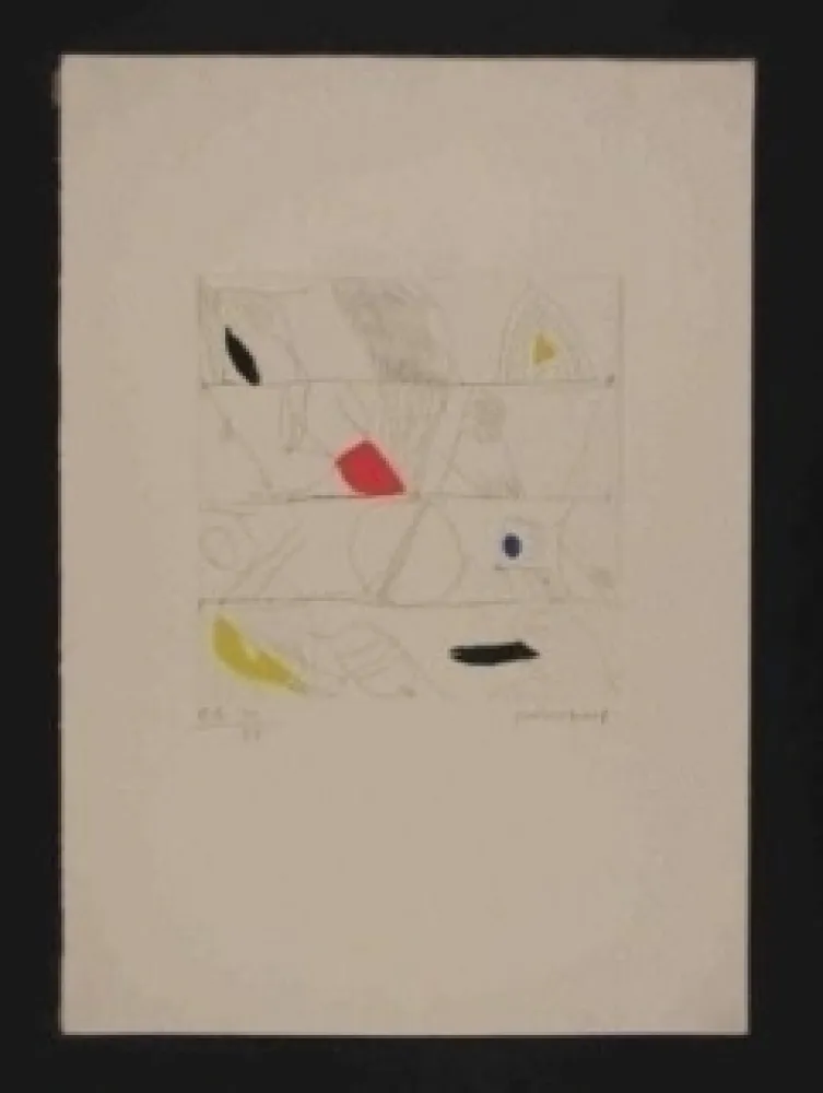 Гравюра Guinovart - Sans titre