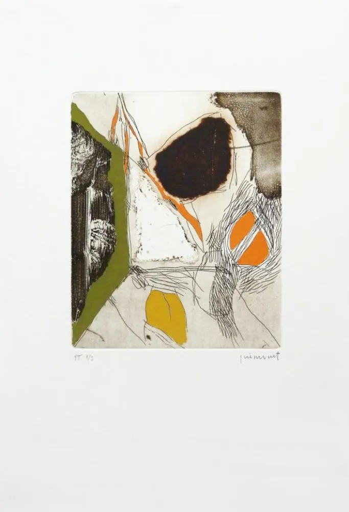 Офорт Guinovart - Sèpia 2