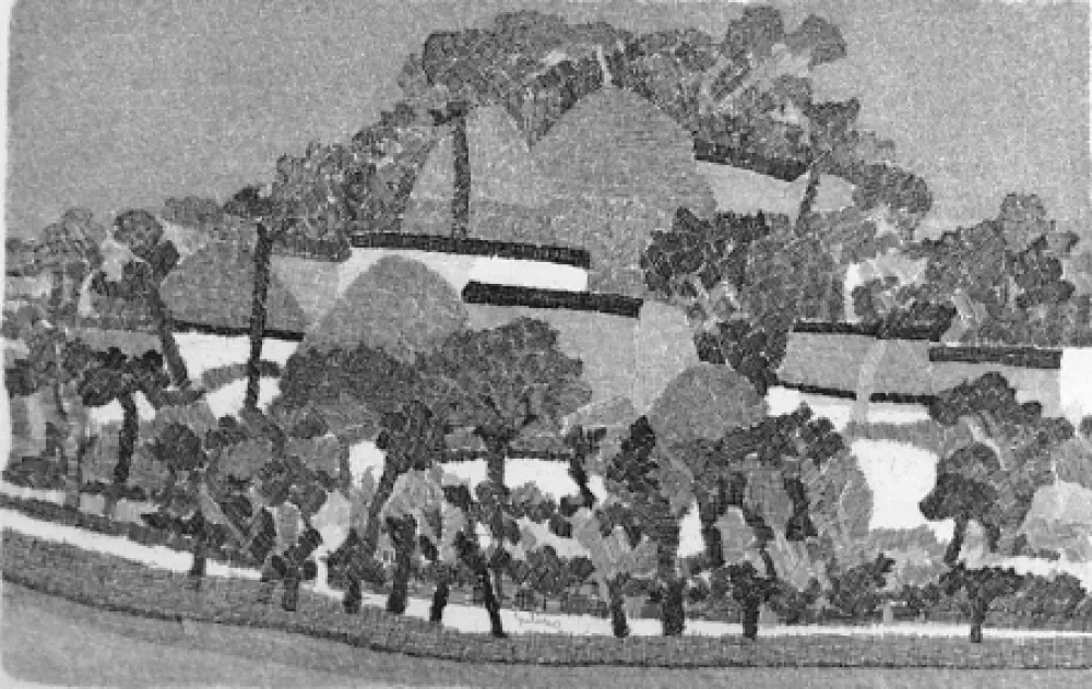 Офорт Gulino - Paesaggio