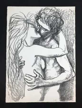 Литография Guttuso - Abbraccio