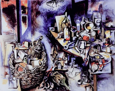 Офорт И Аквитанта Guttuso - Grande natura morta