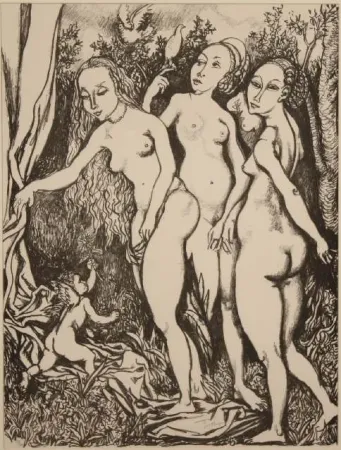 Литография Guttuso - OMAGGIO A DURER