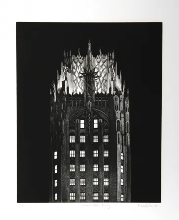 Гравюра Haas - General Electric Building