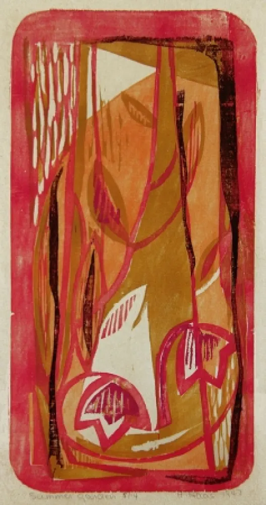 Гравюра На Дереве Haas - Summer Garden