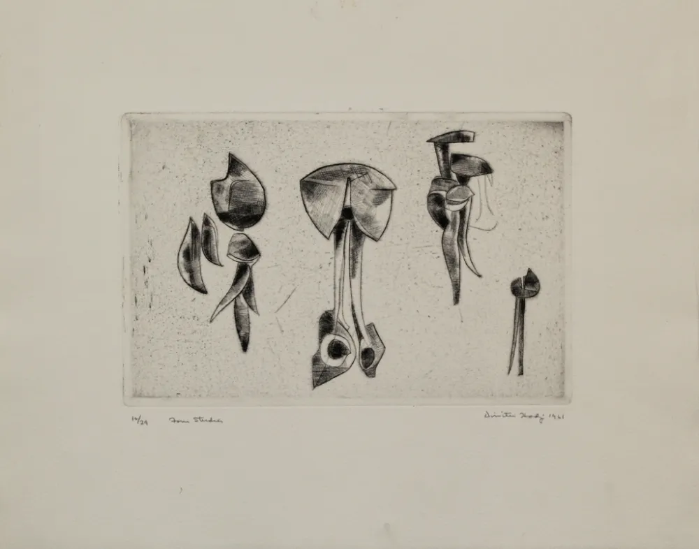 Гравюра Hadzi - Form Studies