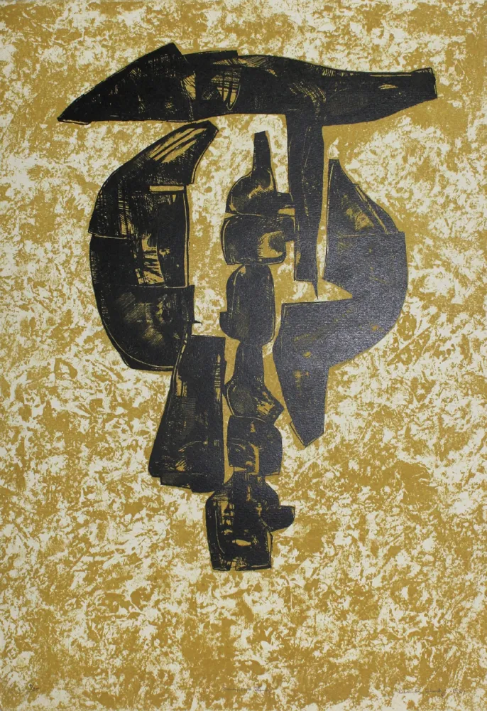 Литография Hadzi - Sculpture Study