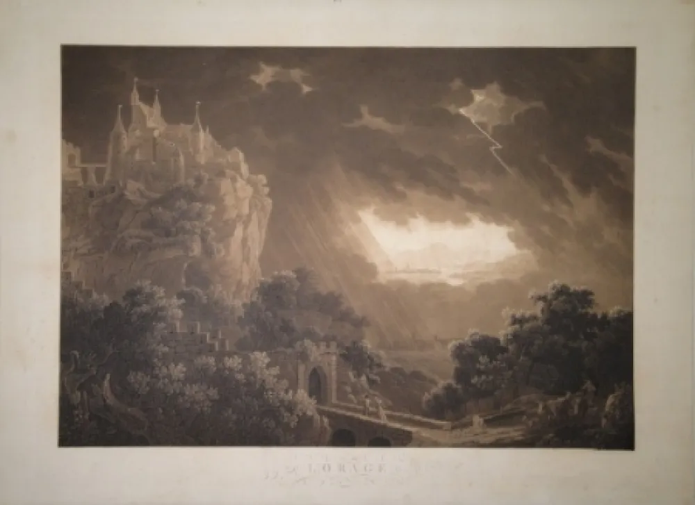 Акватинта Haldenwang - L’Orage