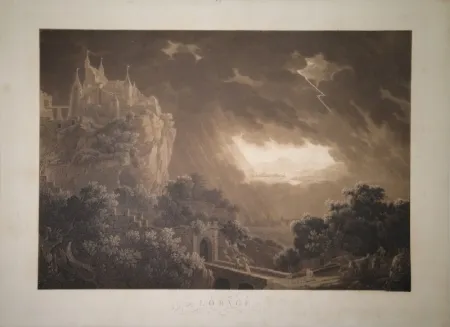 Акватинта Haldenwang - L’Orage