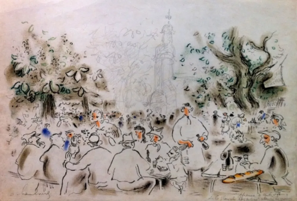 Литография Hambourg - Lumière de Honfleur