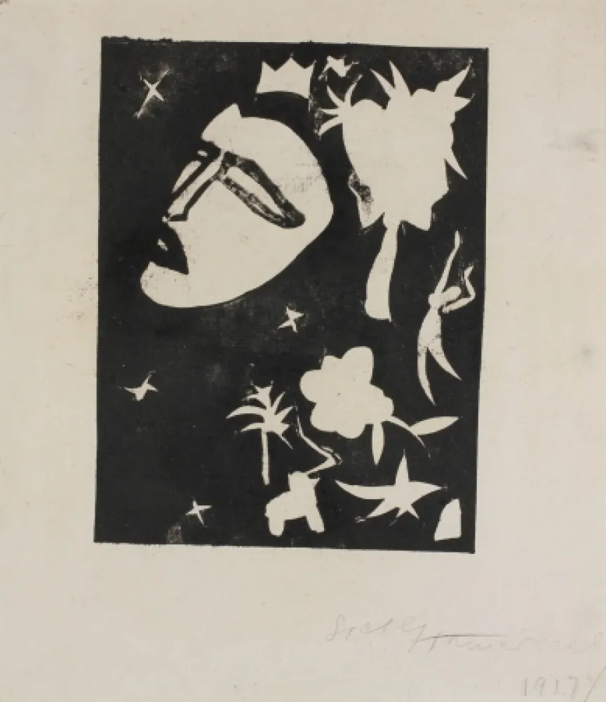 Гравюра На Дереве Hamerschlag - Maske (Mask)