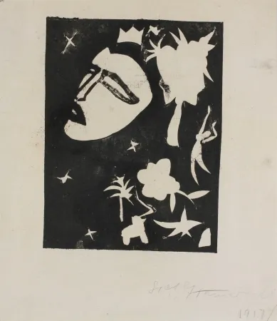 Гравюра На Дереве Hamerschlag - Maske (Mask)