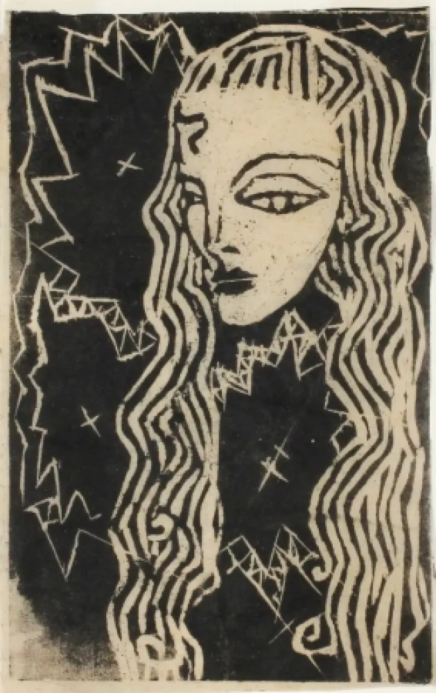 Гравюра На Дереве Hamerschlag - Portrait