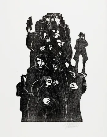 Гравюра На Дереве Hammerstiel - Täglich ist Allerseelen (Every Day is All Souls' Day)