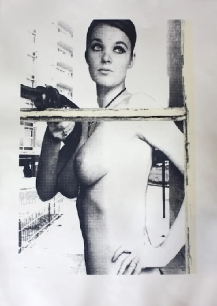 Сериграфия Hardacre - You Can't Get a Man with a Gun