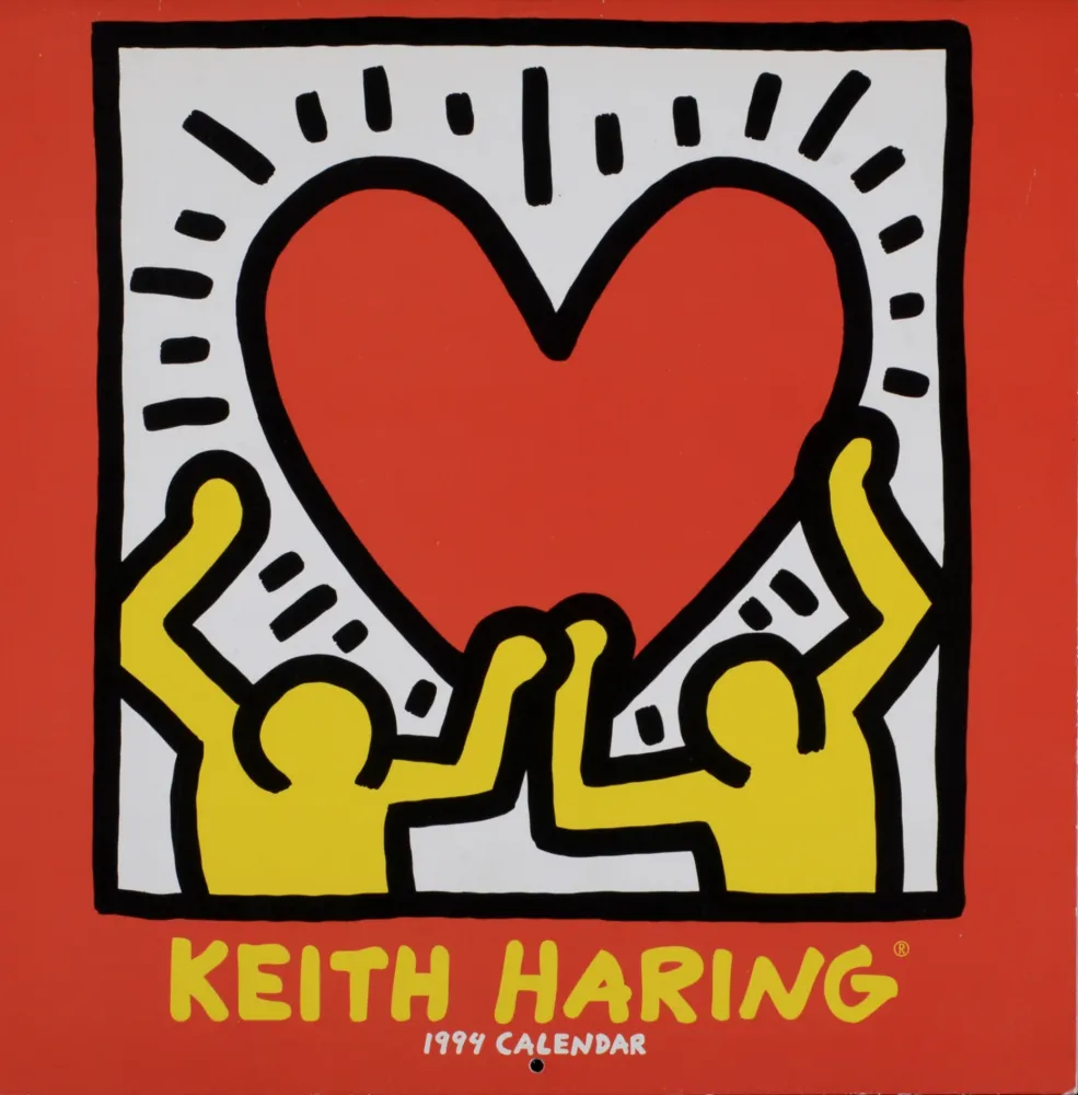 Гашение Haring - 1994 Calendar (Ephemera)