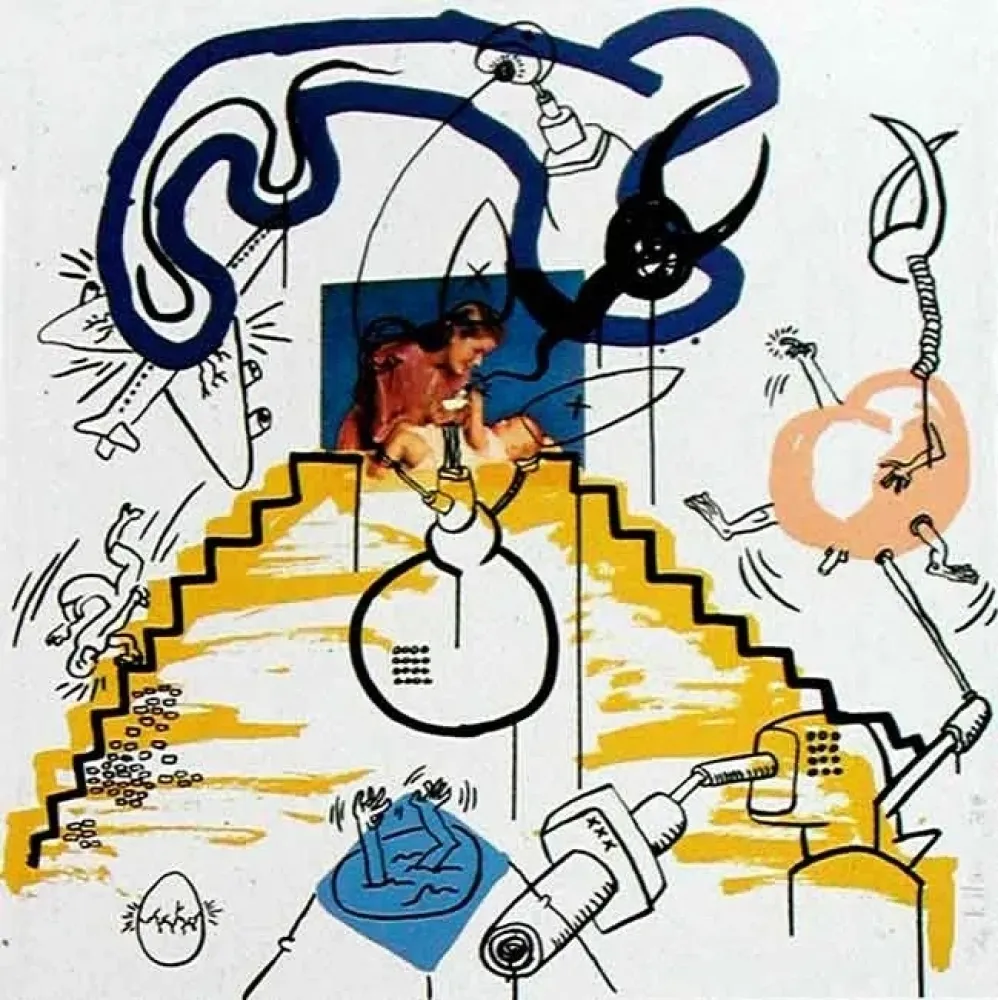 Сериграфия Haring - Apocalypse