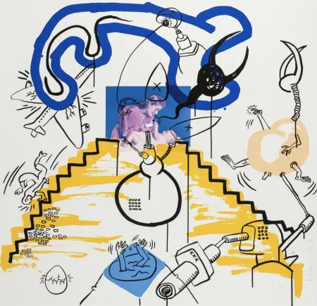 Сериграфия Haring - Apocalypse 3