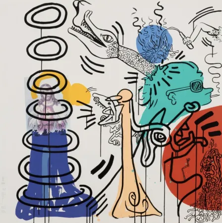 Многоэкземплярное Произведение Haring - Apocalypse 5