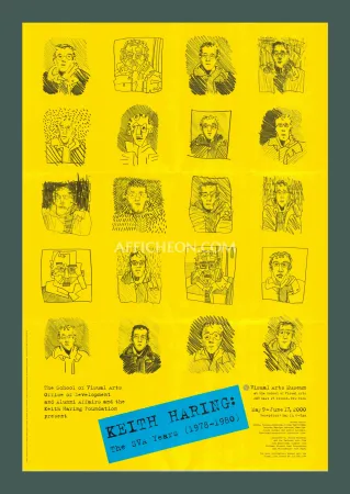 Литография Haring - Keith Haring: 'The SVA Years' 2000 Offset-lithograph