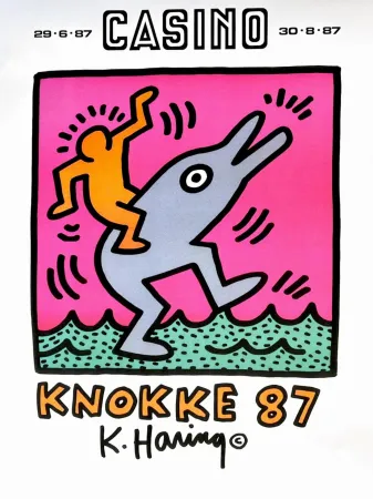 Сериграфия Haring - Knokke