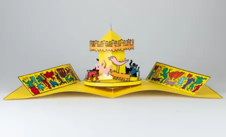 Многоэкземплярное Произведение Haring - Luna Luna Karussell: A Poetic Extravaganza! Pop up 3D