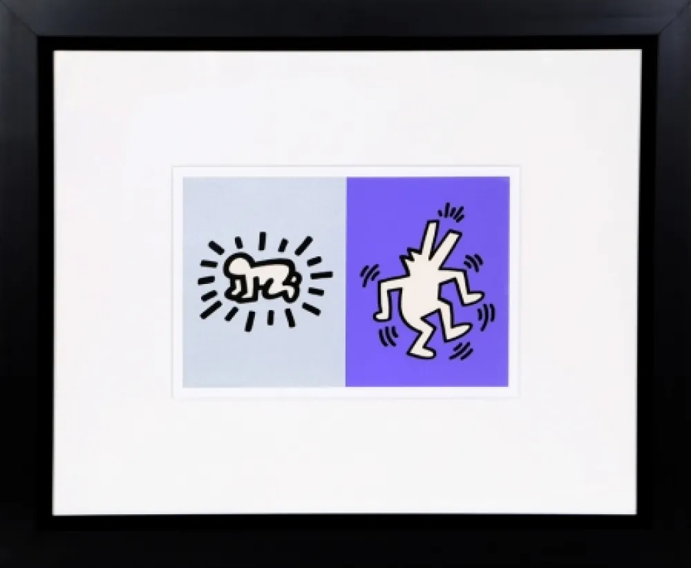 Сериграфия Haring - Memorial Tribute Invitation