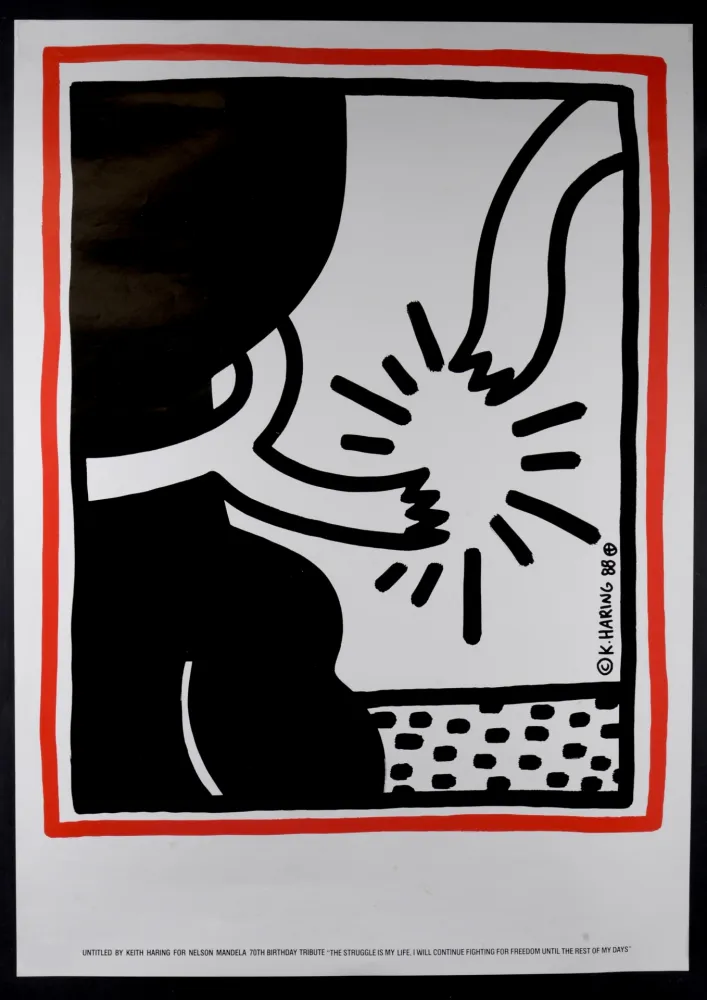 Гашение Haring - Nelson Mandela's 70th Birthday Tribute, Concert Wembley, 1988