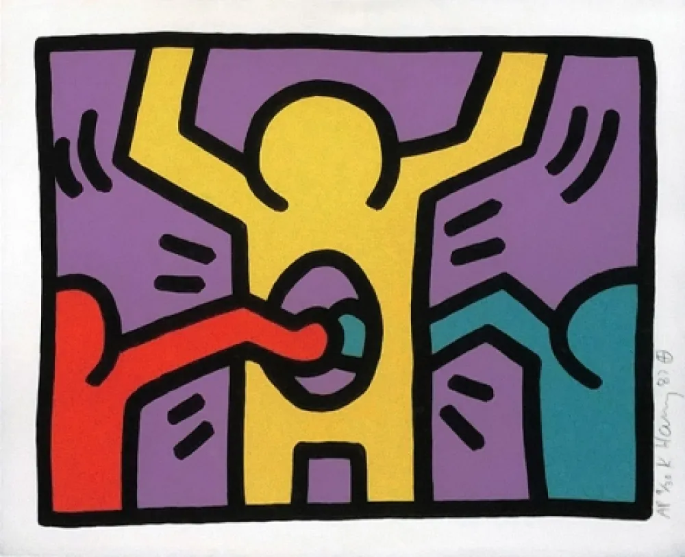 Сериграфия Haring - POP SHOP I (1)