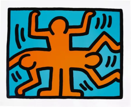 Сериграфия Haring - Pop Shop VI