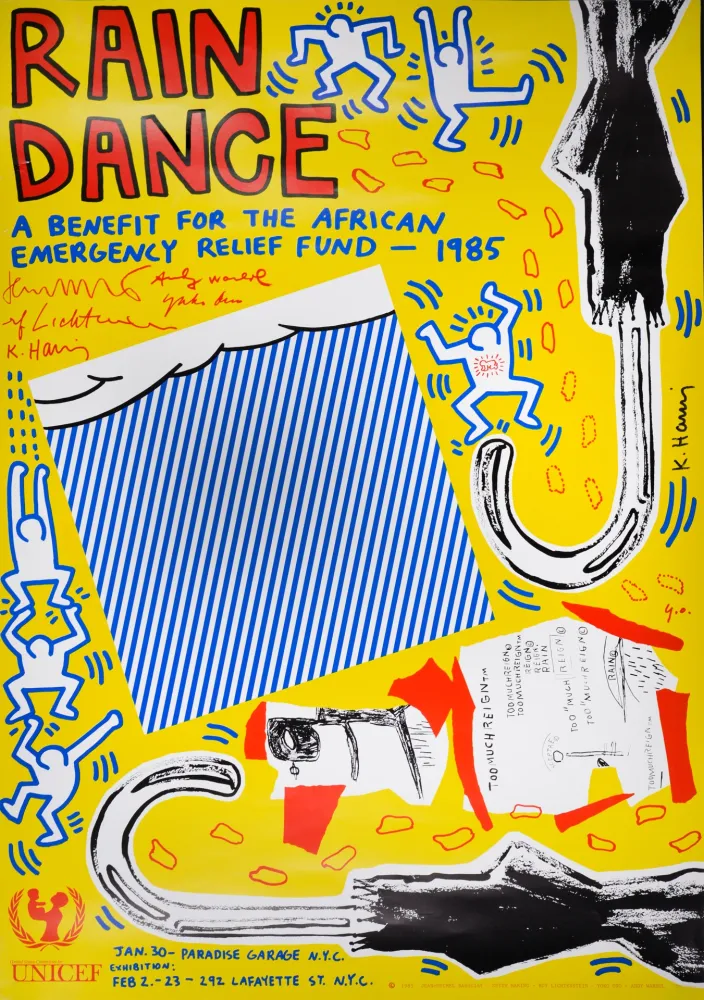 Гашение Haring - Rain Dance