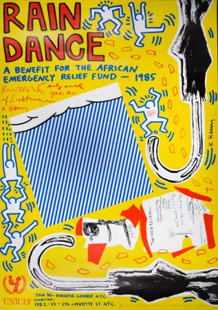 Гашение Haring - Rain Dance