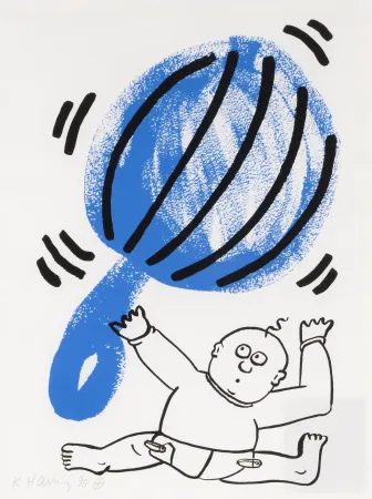 Многоэкземплярное Произведение Haring - The Story of Red and Blue #2