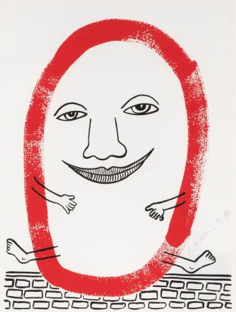 Многоэкземплярное Произведение Haring - The Story of Red and Blue #5