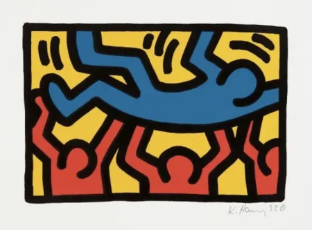Литография Haring - Untitled