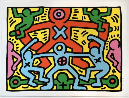 Сериграфия Haring - Untitled