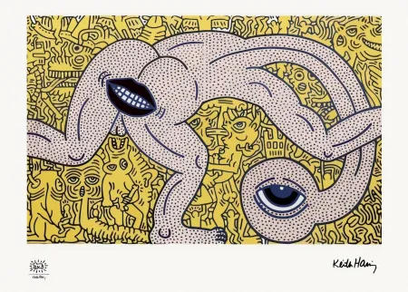 Сериграфия Haring - Untitled 