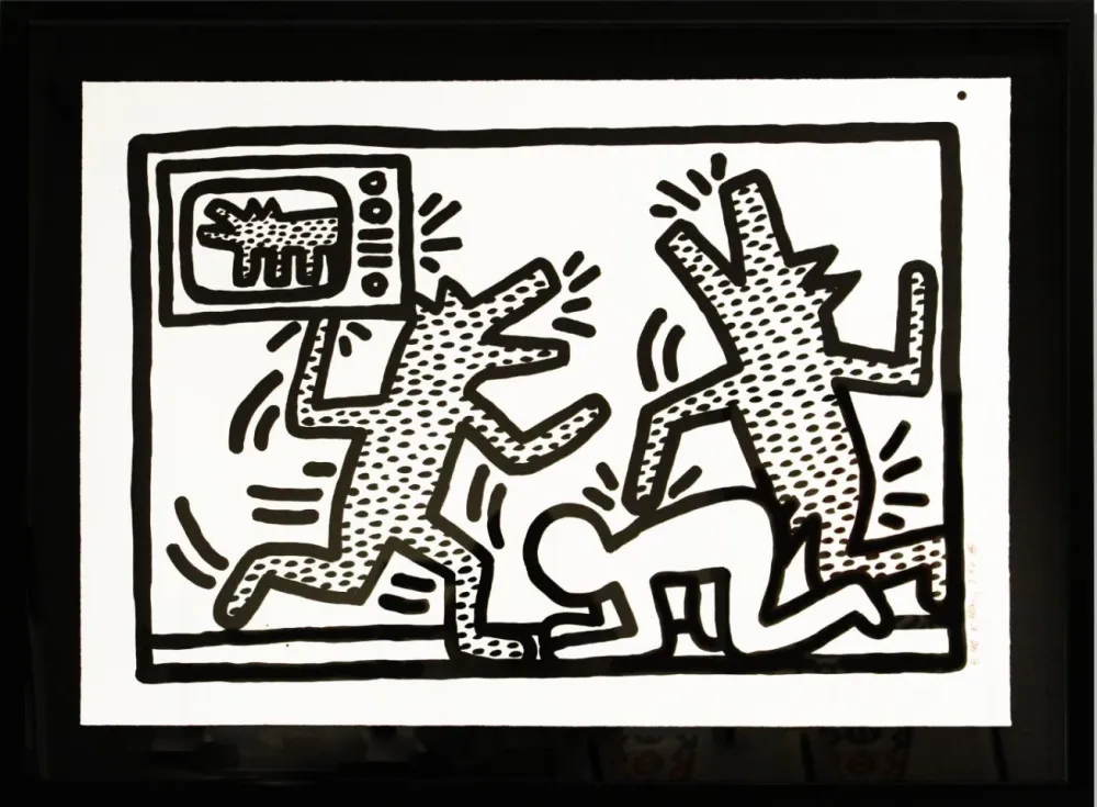 Литография Haring - Untitled (3)
