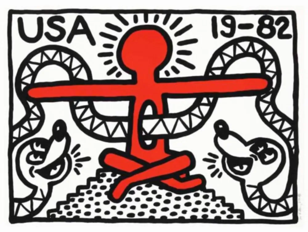 Литография Haring - USA 19-82