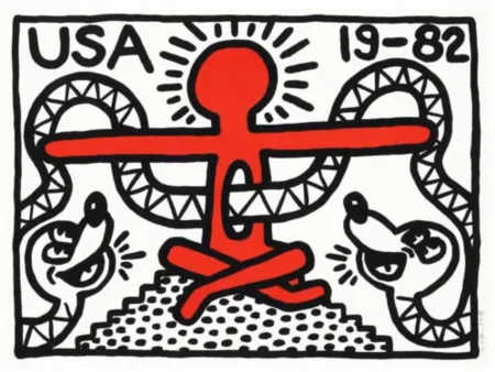 Литография Haring - USA 19-82