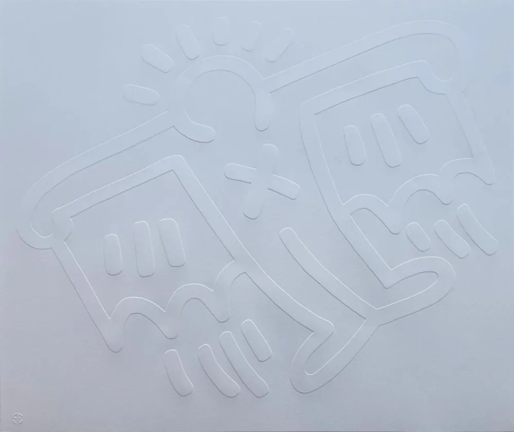 Нет Никаких Технических Haring - White Icons (D) - X-Man