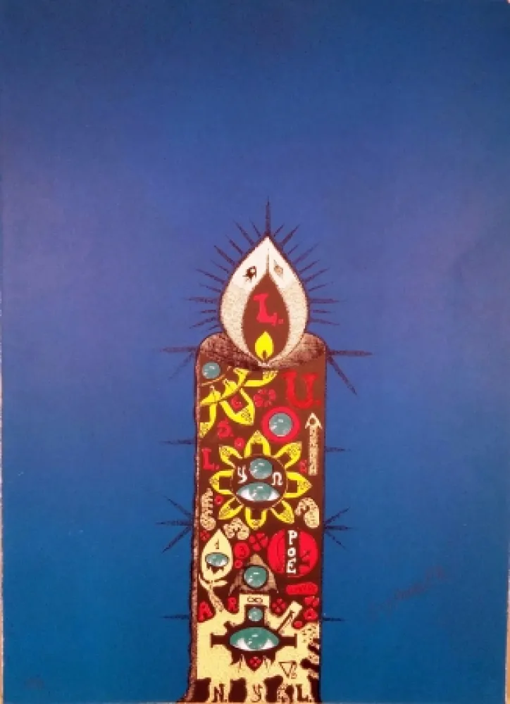 Литография Harloff - La bougie