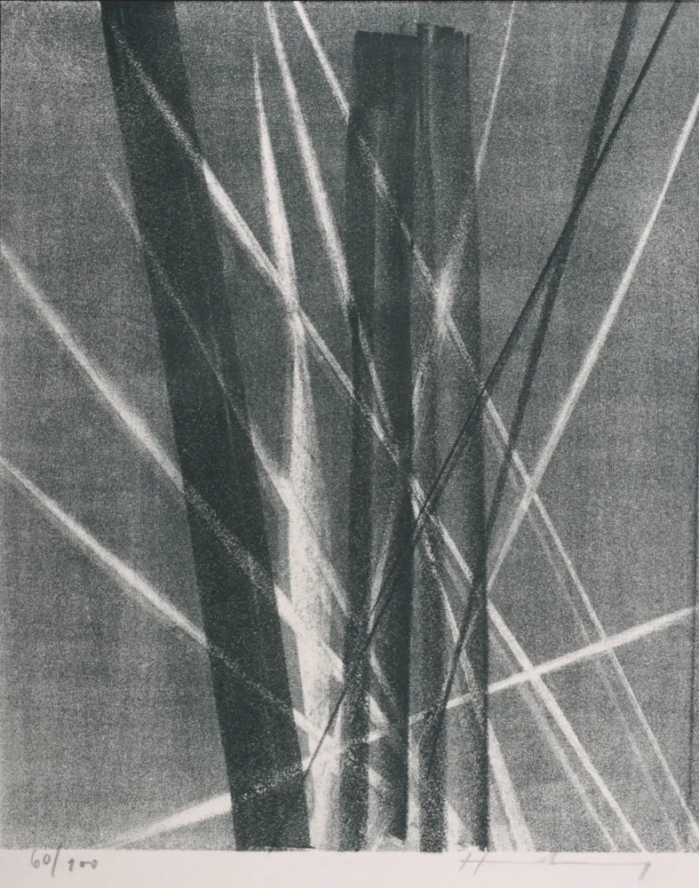 Литография Hartung - Abstract Composition, 1967 - Hand-signed!