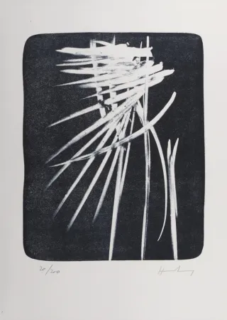 Литография Hartung - Composition, 1987 - Hand-signed