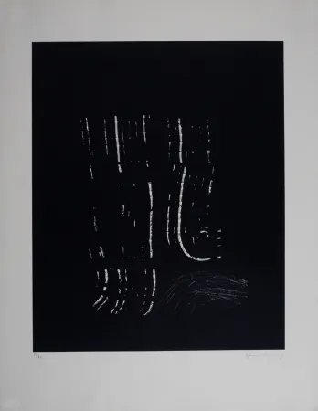 Литография Hartung - Composition L 1977-2, 1977 - Hand-signed