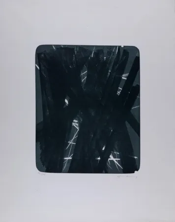 Литография Hartung - Composition L34 - Hand-signed